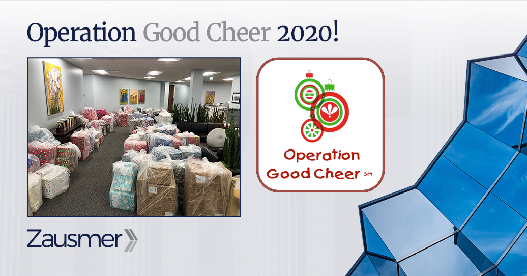 Operation Good Cheer 2020! Zausmer