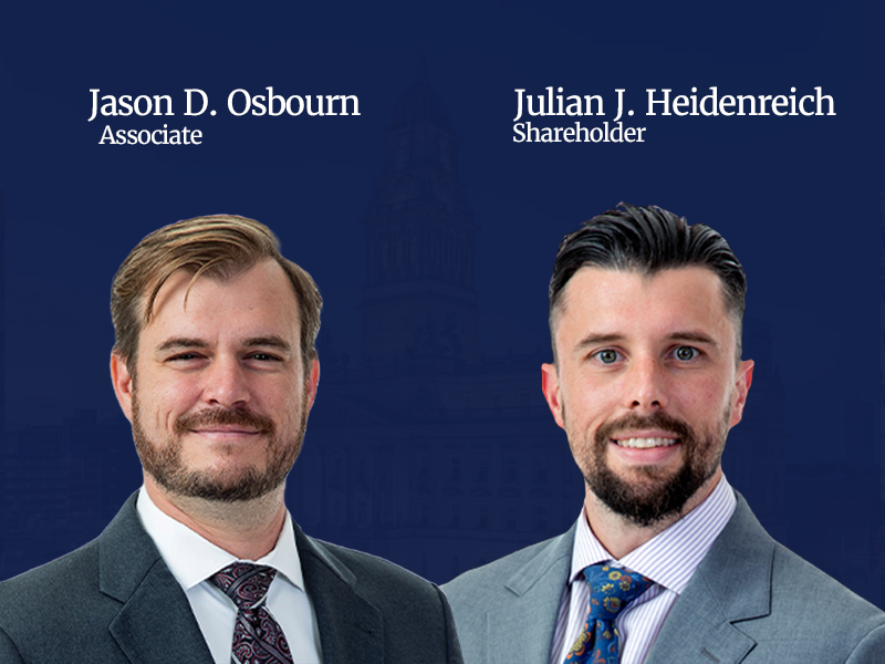 Jason Osbourn and Julian Heidenreich Secure Dismissal of $630K PIP Claim